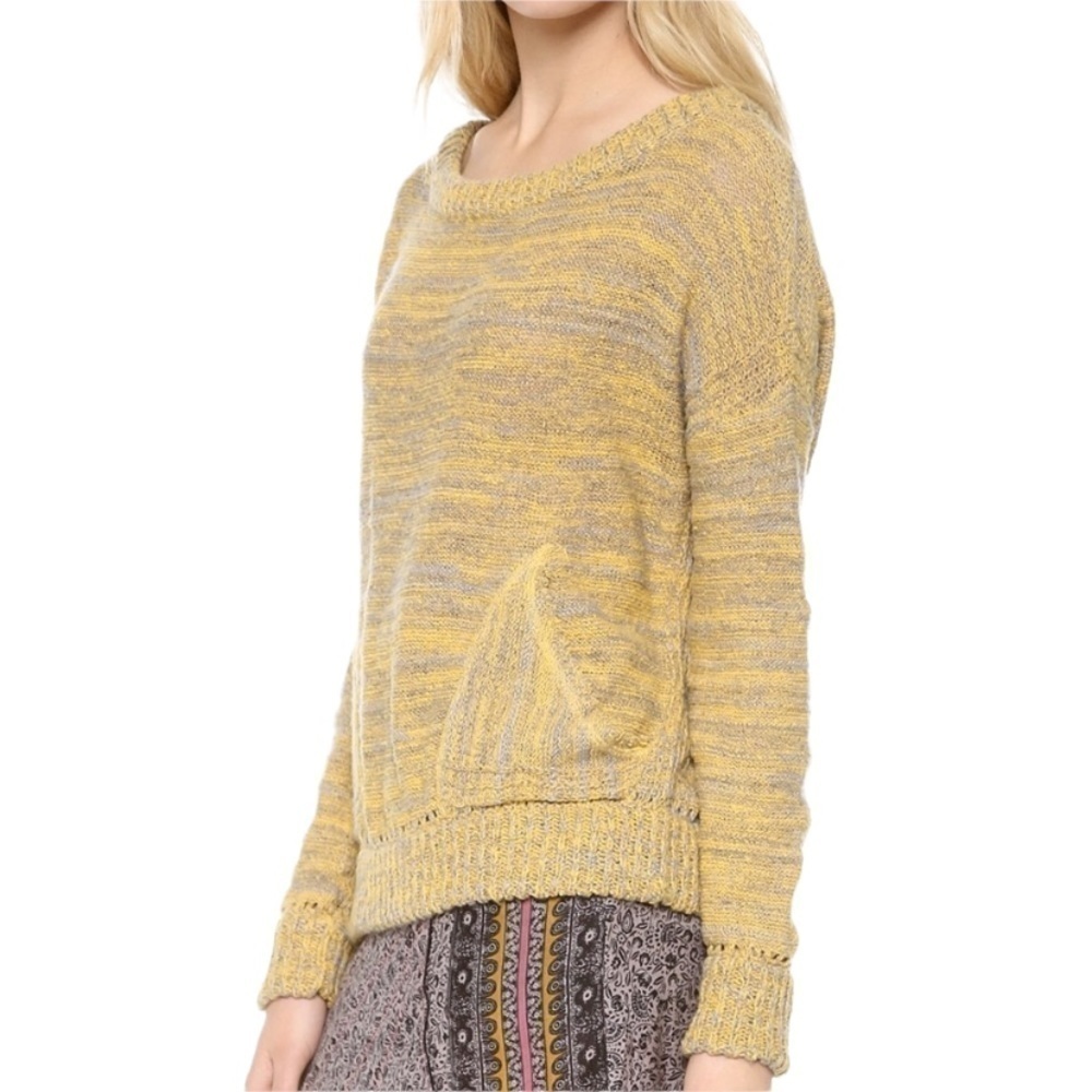 Free People Marigold Falling Star Pullover Sweater